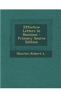 Effective Letters in Business: (English)