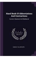 Hand Book Of Abbreviations And Contractions