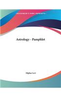 Astrology - Pamphlet: (English)