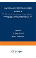 The Role of Grain Boundaries and Surfaces in Ceramics
