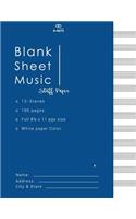 Blank Sheet Music Staff paper