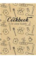 Cookbook for College Students: Blank Recipe Cookbook Journal V1