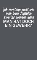 Ich verstehe nicht wie man beim Biathlon zweiter werden kann Man hat doch ein Gewehr
