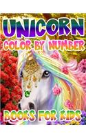 Unicorn Color By Number Books For Kids