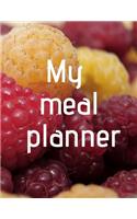 My meal planner - raspberries