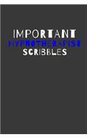 Important Hypnotherapist Scribbles