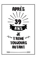 Anniversaire De Mariage Carnet De Notes: Idée Cadeau 39 Ans De Mariage, Pour Elle, Pour Lui, Original Et Pratique, Noce De Crêpe