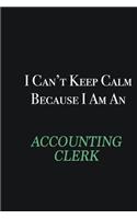 I cant Keep Calm because I am an Accounting Clerk: Writing careers journals and notebook. A way towards enhancement