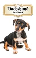 Dachshund Sketchbook: Doxie Puppy - Unlined Notebook 150 Blank Pages 6 x 9 in. - Sketchbook - Multi-Purpose - Unruled Journal - Composition Book - Drawing Book