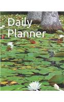 Daily Planner: Lily Pad Themed Daily Planner 365 Days 8 X 10