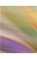 Waves Notebook large Size 8.5 x 11 Ruled 150 Pages