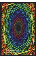 Rainbow Pattern Abstract Journal: Colorful Abstract Art Drawing Gift Activity Notebook