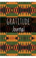 Gratitude Journal: African Print 2, for Reflection & Thanksgiving, with Gratitude Prompt, 102 Pages, 6" X 9" - (Gratitude Journals)