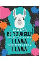 Always Be Yourself Unless You Can Be a Llama Then Always Be a Llama