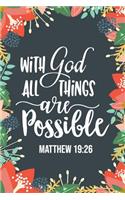 With God All Things Are Possible