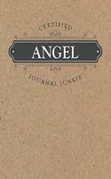 Certified Journal Junkie: Personalized for Angel - Be Proud to Be a Writer or Poet! Perfect Wide-Ruled Blank Notebook for the Student or Teacher!