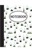 Notebook: Journal Dot-Grid, Graph, Lined, Blank No Lined: Cactus Style: Pocket Notebook Journal Diary, 110 pages, 8.5" x 11" (Blank Notebook Journal)