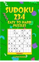 Sudoku: 234 Easy to Hard Puzzles(1 234 Sudoku 9x9 Puzzles: Easy, Medium, Hard)