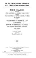 The Nuclear Regulatory Commission: policy and governance challenges