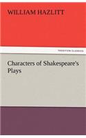 Characters of Shakespeare's Plays