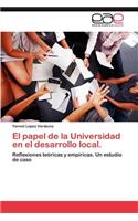 Papel de La Universidad En El Desarrollo Local.