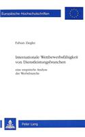 Internationale Wettbewerbsfaehigkeit von Dienstleistungsbranchen