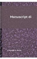 Manuscript Di