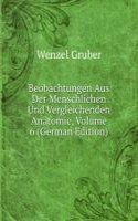 Beobachtungen Aus Der Menschlichen Und Vergleichenden Anatomie, Volume 6 (German Edition)