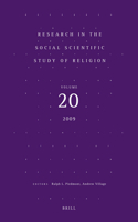 Research in the Social Scientific Study of Religion, Volume 20