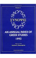 Synopsis: An Annual Index of Greek Studies, 1993, 3