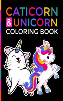 Caticorn & Unicorn Coloring Book