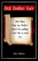 Best Brother Ever Planner 2022
