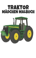 Traktor Mädchen Malbuch