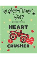Valentine's Day Coloring Book For Toddlers And Preschool