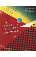 From Thought to Word