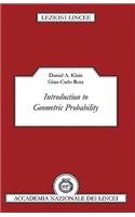 Introduction to Geometric Probability