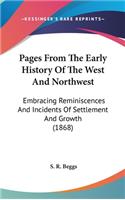 Pages From The Early History Of The West And Northwest
