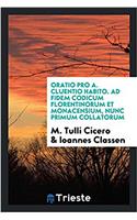 ORATIO PRO A. CLUENTIO HABITO. AD FIDEM