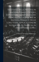 Trattato Della Pruova in Materia Penale, Ovvero Esposizione Comparata Dei Principii Della Pruova in Materia Penale E Delle Loro Varie Applicazioni in Alemagna, in Francia, in Inghilterra Ec. Ec