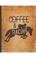 Horse Riding Lover: Coffee And Racing Is All What Matters For Horse Lover Dotted Bullet Notebook Daily Journal Dot Grid Diary 8.5x11 Little cowgirl will love this gift.