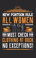 New Pontoon Rule: 6x9 Ruled Notebook, Journal, Daily Diary, Organizer, Planner