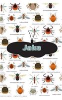 Jake: Insect Themed Comprehensive Garden Notebook with Garden Record Diary, Garden Plan Worksheet, Monthly or Seasonal Planting Planner, Expenses, Chore L