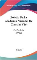 Boletin de la Academia Nacional de Ciencias V16