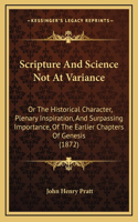 Scripture and Science Not at Variance