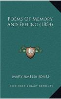 Poems Of Memory And Feeling (1854)