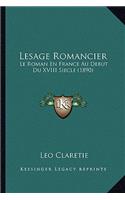 Lesage Romancier