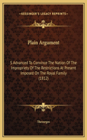 Plain Argument