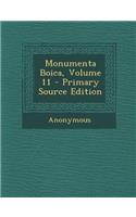 Monumenta Boica, Volume 11