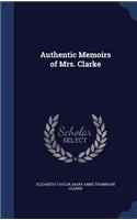Authentic Memoirs of Mrs. Clarke