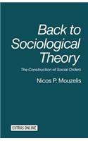 Back to Sociological Theory